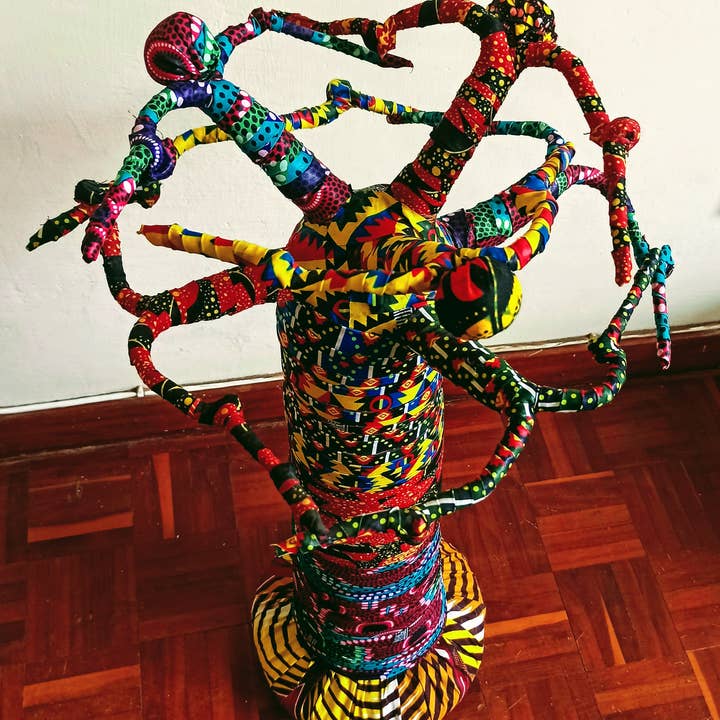 African Craft Collection - Vendita all'ingrosso Decorazione natalizia - Albero di Natale africano | Statuina di baobab