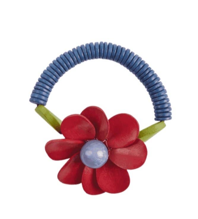 Bijondo - Vente Bracelet manchette - Bracelet en bois fait main avec fleur8