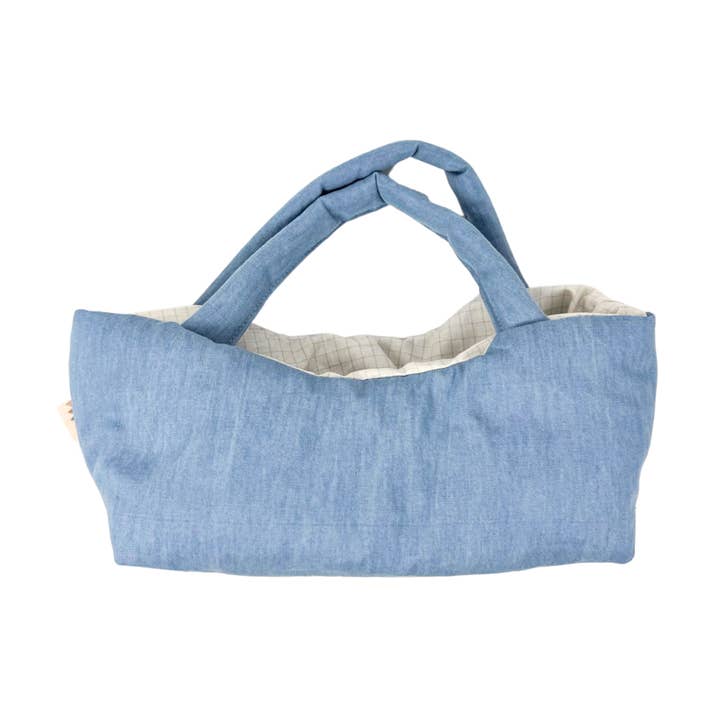 Cuddle Carrier - Chambray for wholesale by Huggabeau