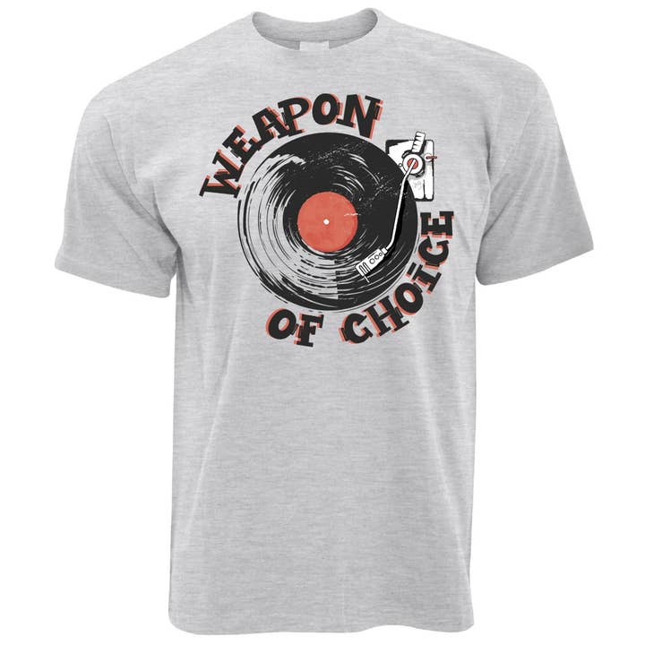 PIGMENTIFY - Wholesale T-shirt met print - Uniseks - Weapon Of Choice T-shirt met vinylplaat1