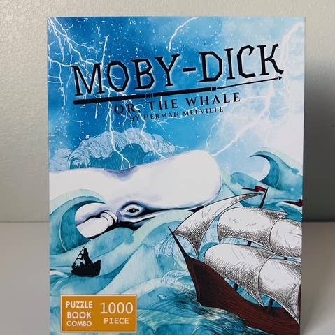 Bookworm Puzzle - Wholesale Puzzle - Adult - Moby Dick 1000 Piece Puzzle Gift  0