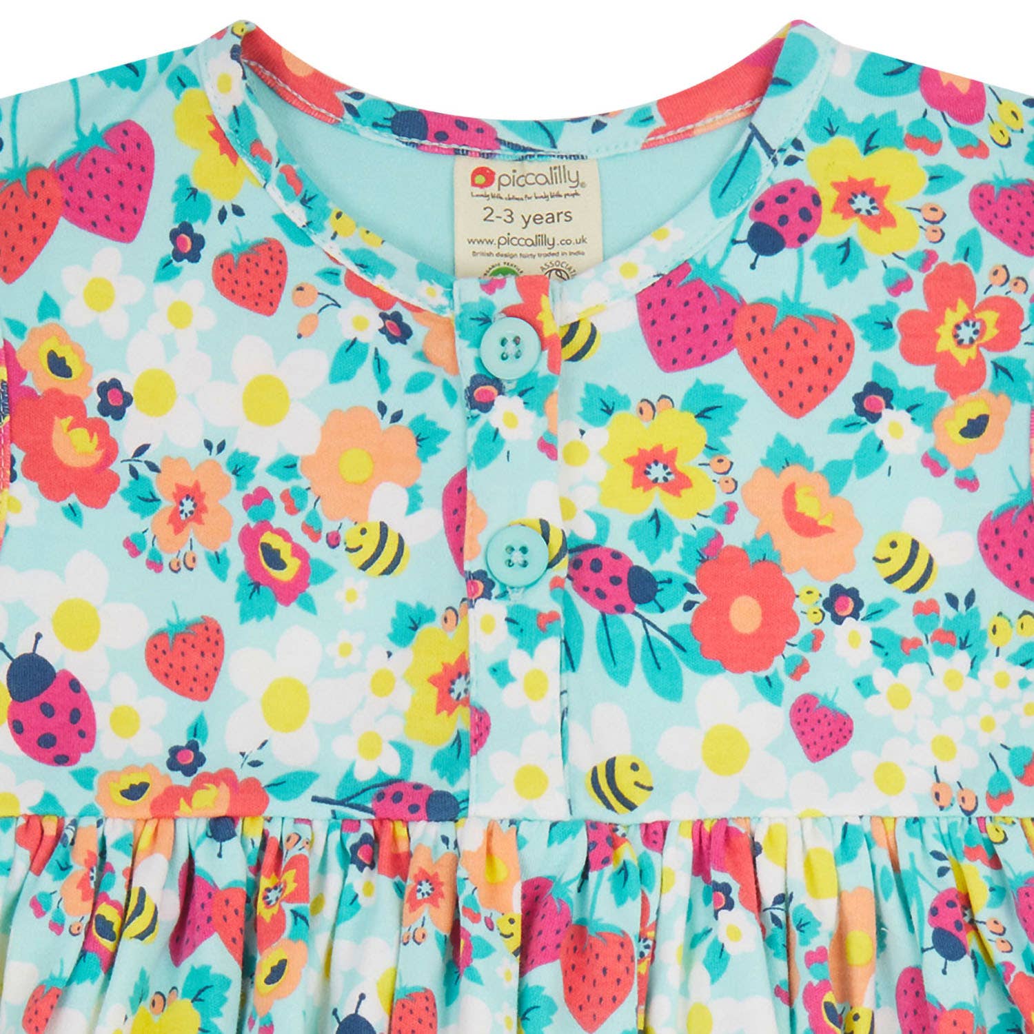 Piccalilly - Wholesale Dress - Kids - DRESS -  Strawberry Fields2