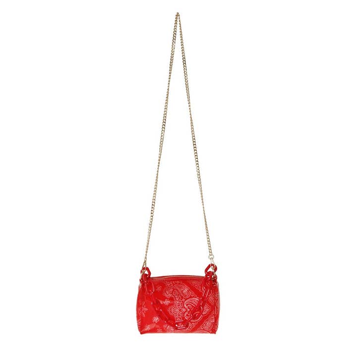 anbfashion – Engroshandel Crossbodytaske - Dame – Amoeba Print Gennemsigtig pose taske6