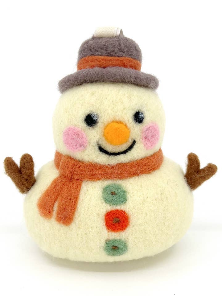 Snowman Christmas Ornament Charm for wholesale by Woobbi