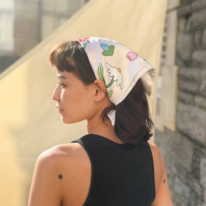 Rosi Tooth - Wholesale Bandana - Women's - Soft Spring Bandanas2