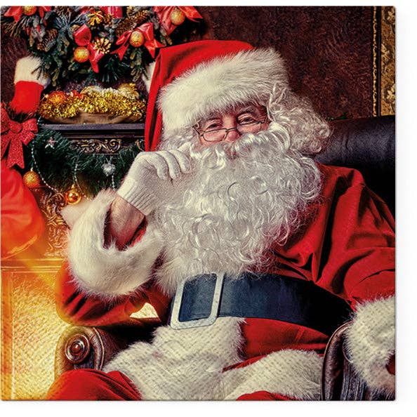 Julservetter Tomte Dekorativa Julpappersservetter Decoupage Servett #2081 för wholesale av Decor Napkins