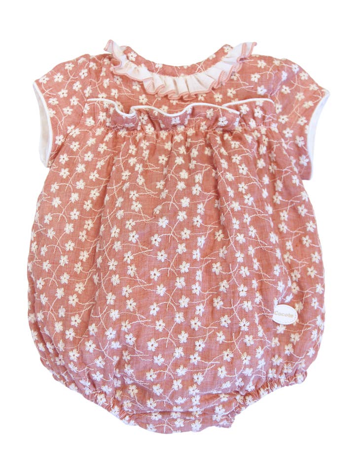 Pelele de bebé rosa Cocote & Charanga para venta al por mayor de Charanga