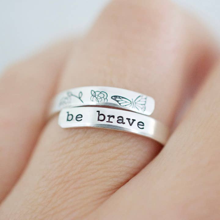 Be Brave Wrap Ring for wholesale by Tesoro Jewelry