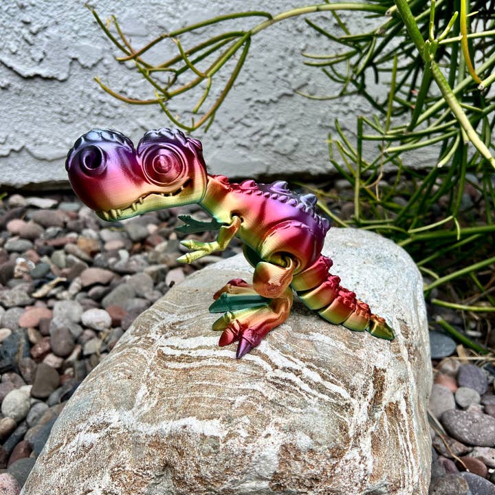 NumanPrints – Brinquedo Fidget - Crianças por atacado – Flexi T-Rex Articulado Brinquedo Oferta de Aniversário Flexi T-Rex1