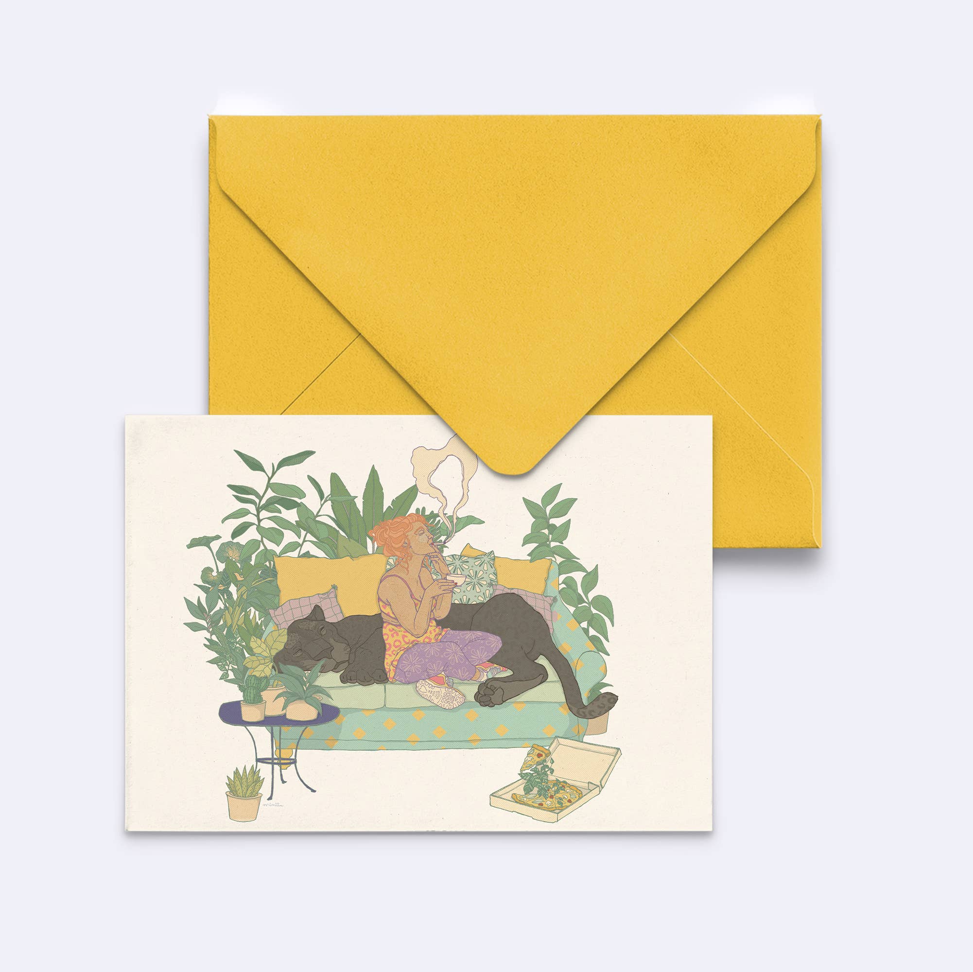 minttu illustrations - Wholesale Postcard - Postcard "Enjoy yourself, again"1