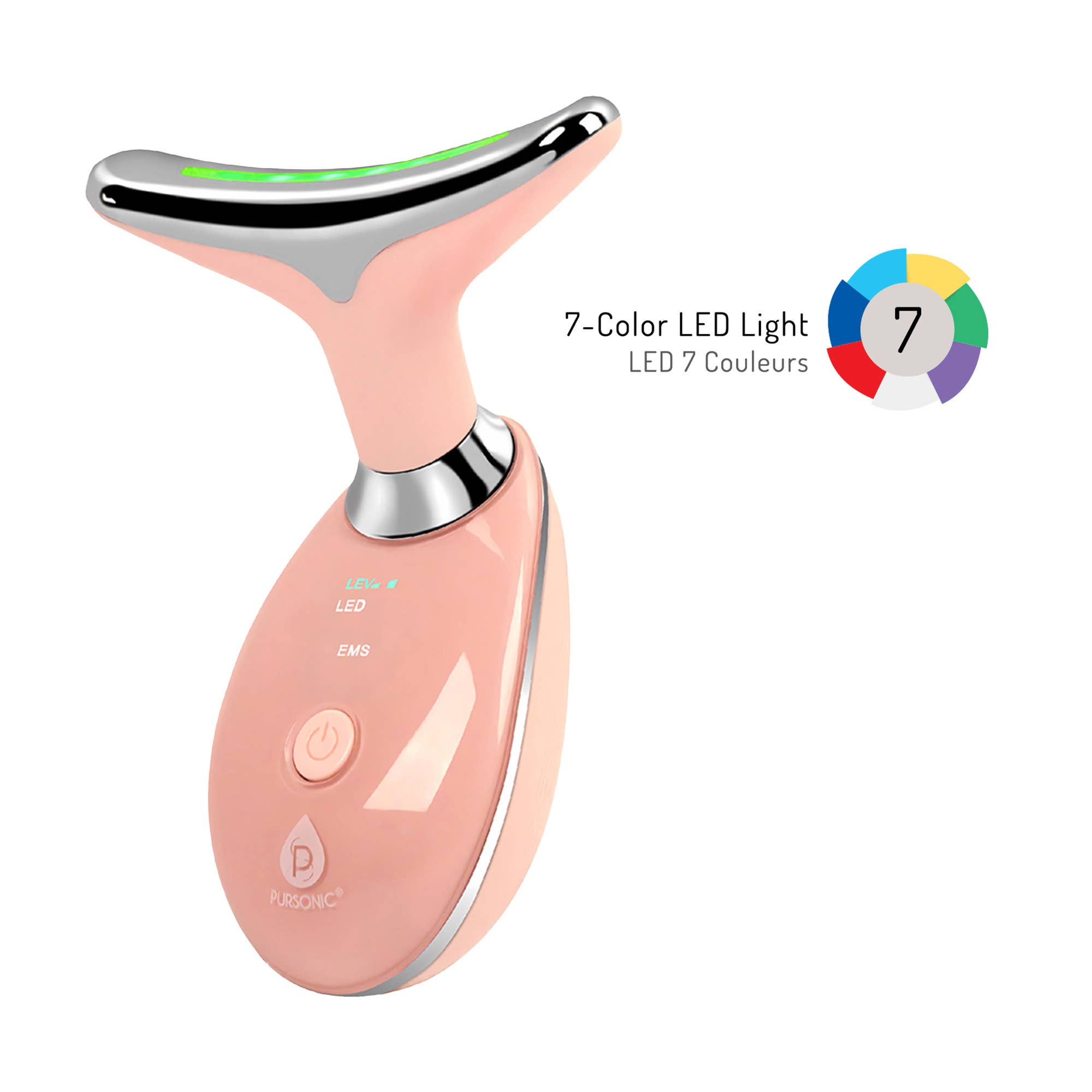 Pursonic - Wholesale Electronic Skincare Device - Pursonic 7-in-1 LED Light Therapy Beauty Device3