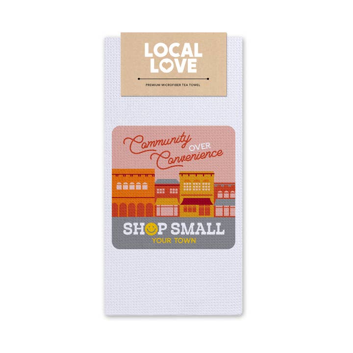 Name Drop City Tea Towel - Shop Small for wholesale by Rock Scissor Paper