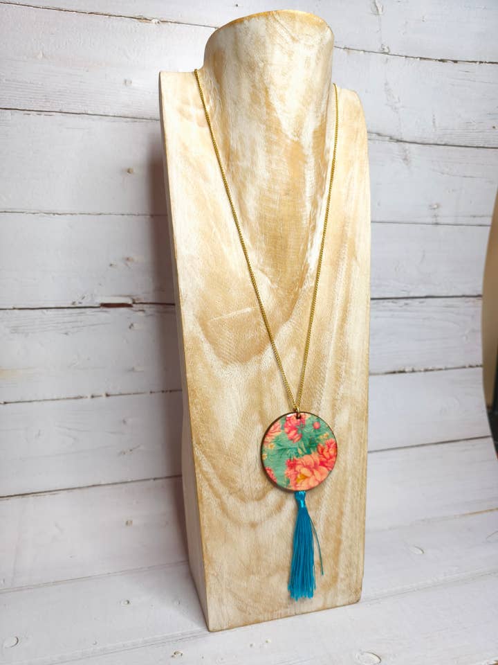 Houten ketting van de Wood Line collectie voor wholesale door fimminà sicily boutique