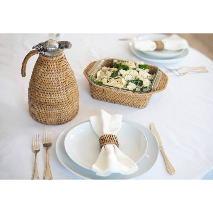 Artifacts Trading Company - Vente Carafe - Thermos Artifacts Rattan™ en acier inoxydable de 1,5 litre