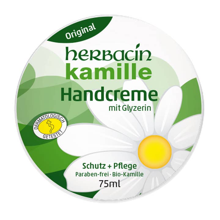 Herbacin chamomile hand cream original - jar 75ml for wholesale by Herbacin
