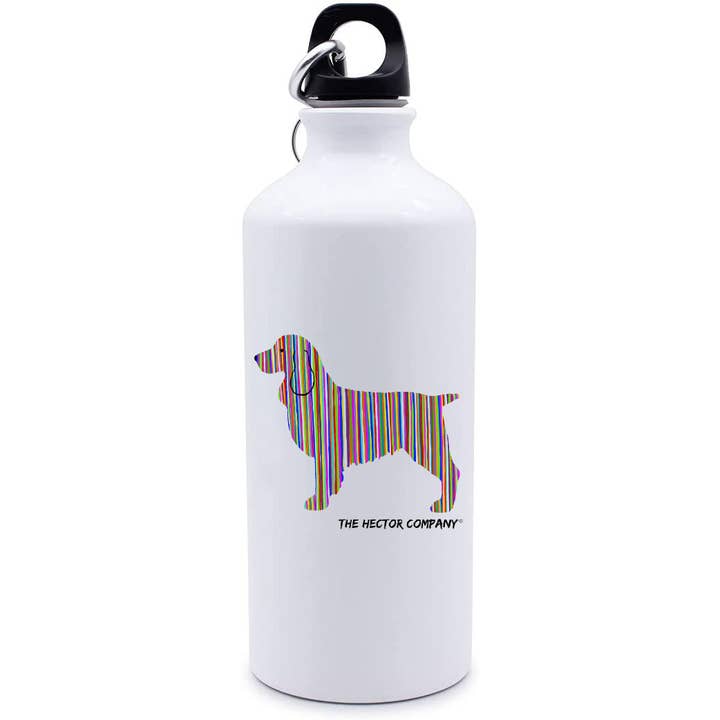 Spaniel Dog Water Bottle – Rainbow for wholesale by The Hector Company