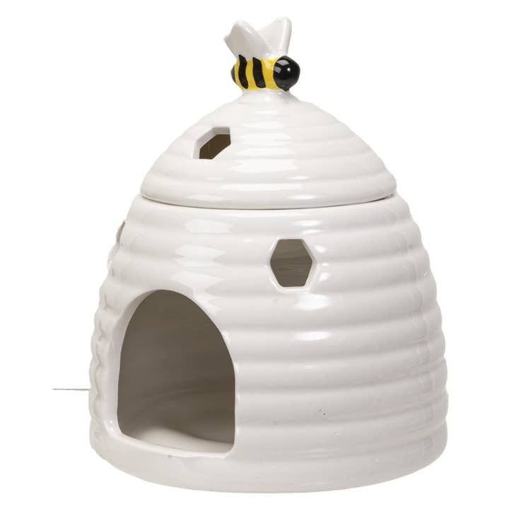 Pacific Trading - Wholesale Oil Warmer - White Beehive Oil Burner4