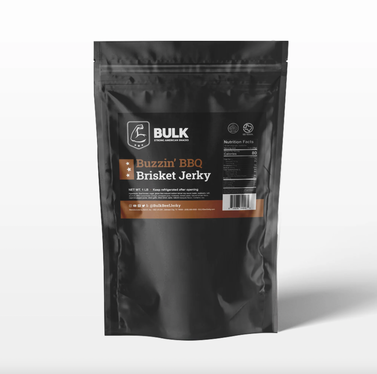 BULK Jerky - Wholesale Jerky - Brisket Beef Jerky - All Natural25