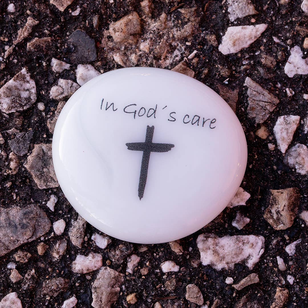 SHOPGIVECOURAGE - Vente Décorations de table - Pierres en verre imprimées pour le deuil et le souvenir2