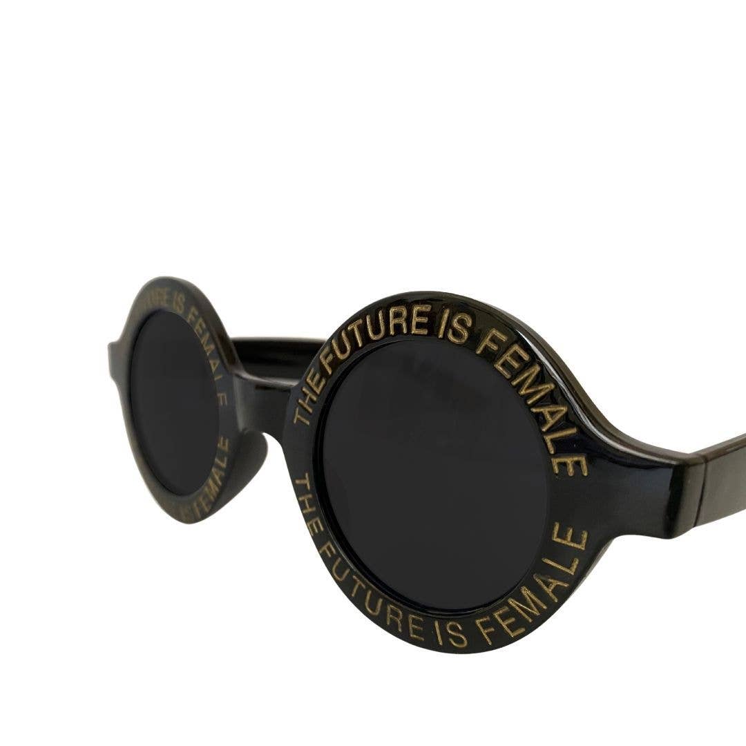 Gleam Eyewear - Wholesale Sunglasses - Women's - Future Is Female Sunglasses | Black4