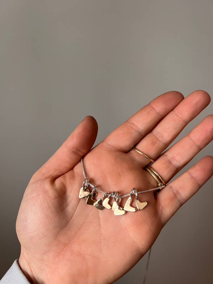 Gold Heart Necklace for wholesale by Sari Rae