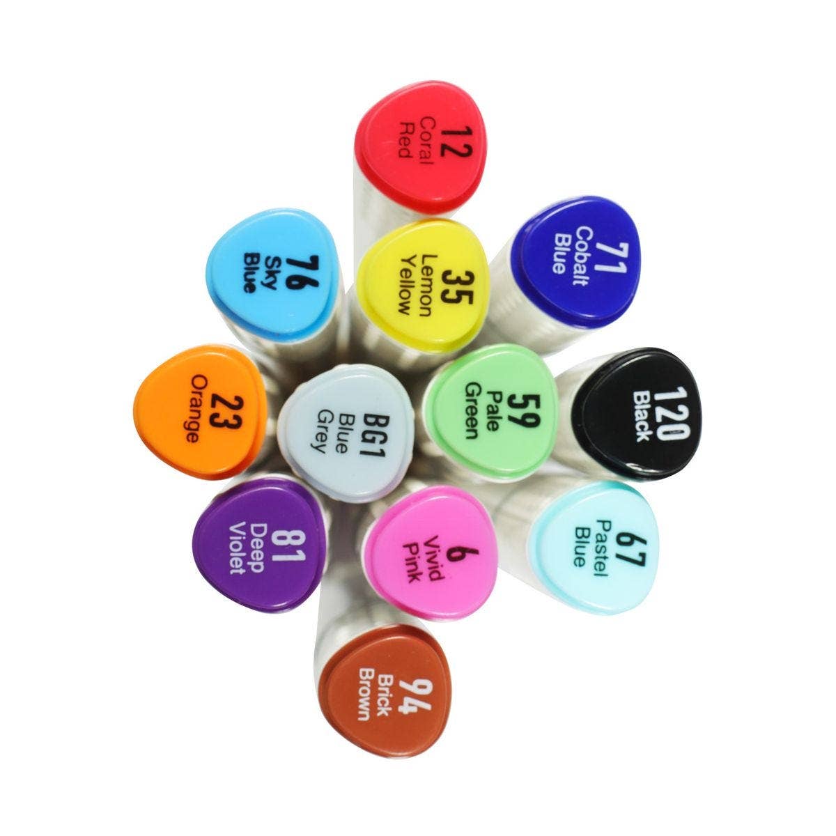 Mont Marte Usa, Inc. - Wholesale Marker - Dual Tip Art Markers Premium 12pc2