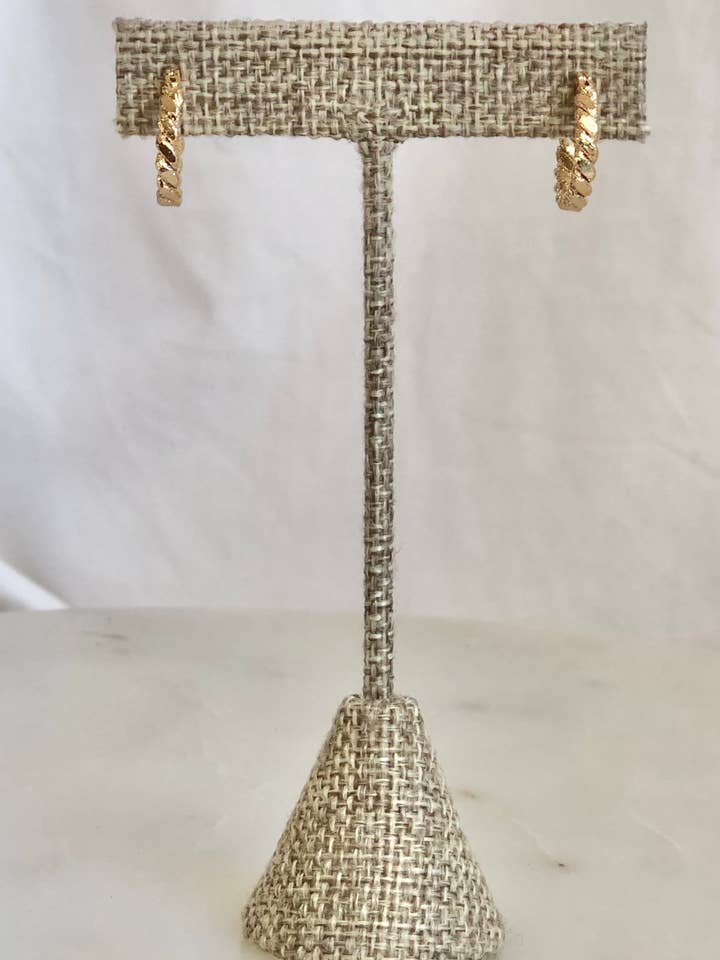 Sparkle Twist Hoops 1/2” for wholesale by Clay and Trinkets