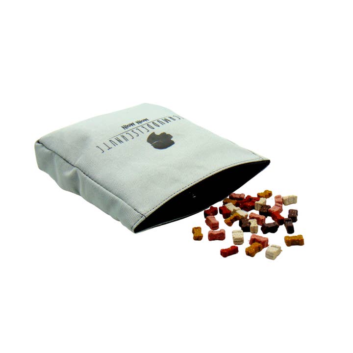 Schmuddelschnute - Vente Sac à friandises – chien - Sac à friandises gris3