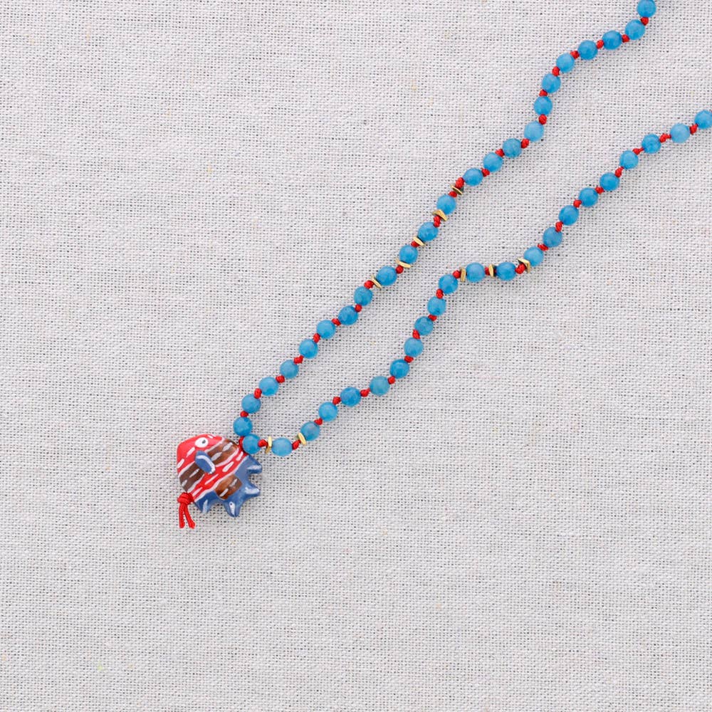 Sonata - Vente Bijoux à boutons pression - Collier ras-du-cou en acier avec pendentif en céramique17