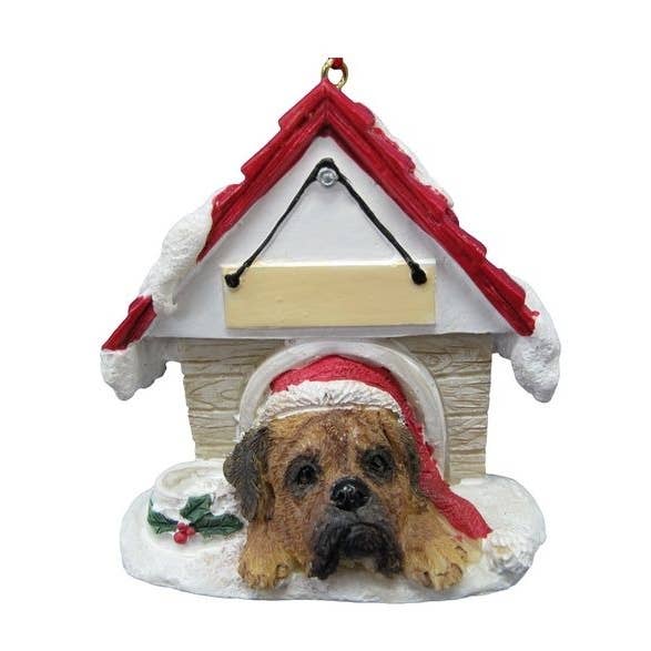 Ornement Bullmastiff Doghouse pour la vente par E&S Pets