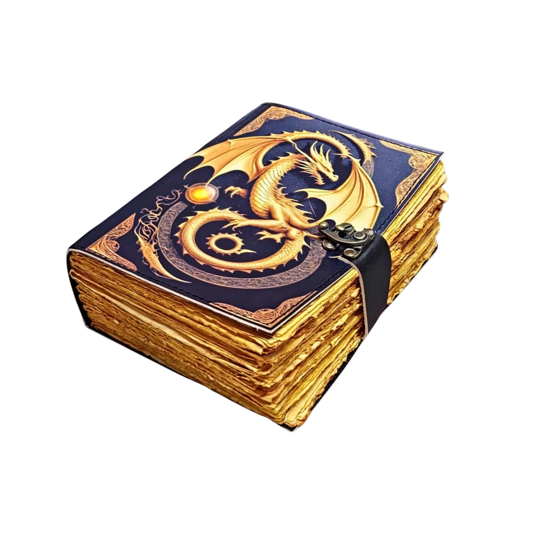 Billion Brothers - Wholesale Journal/Diary - Dragon Book of Shadows Leather Journal Grimoire Spellbook6