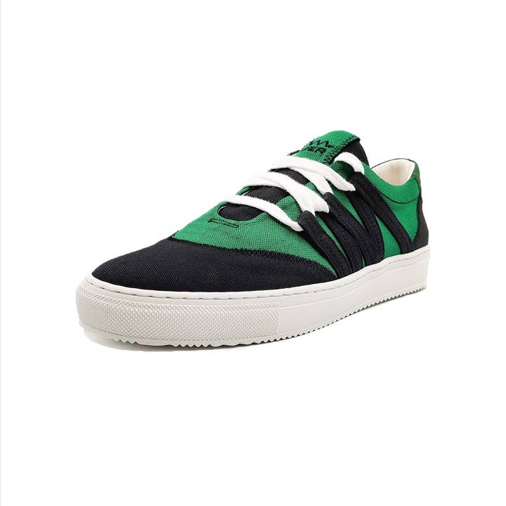 VAER - Wholesale Lifestyle Sneakers - Men's - Green White Phoenix Sustainable Sneaker — Circular&Upcycled6
