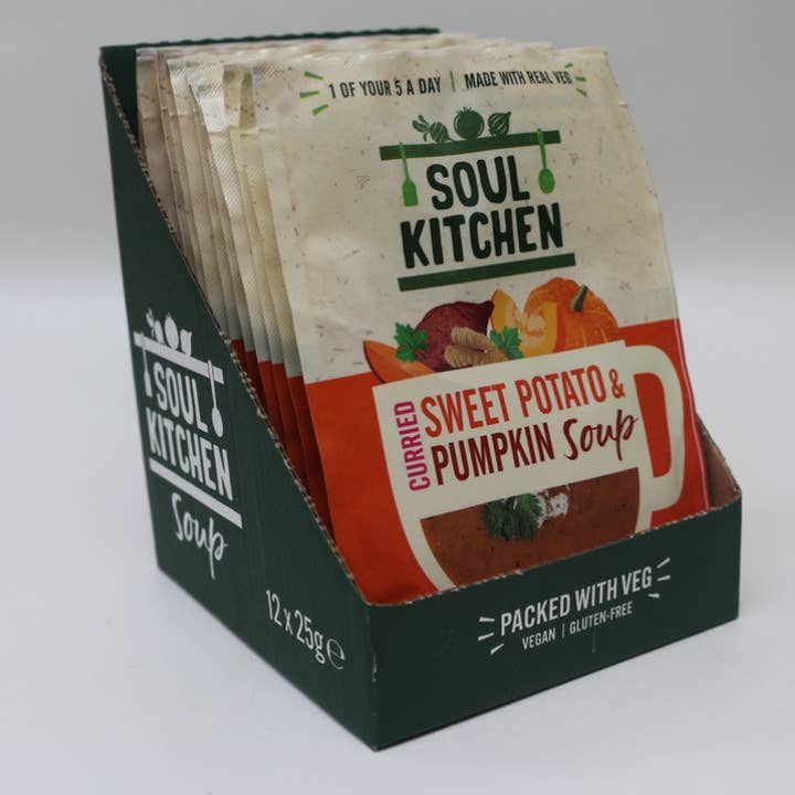 Soul Kitchen Soup - Wholesale Soup - Curried Sweet Potato & Pumpkin Soup (12 servings)5