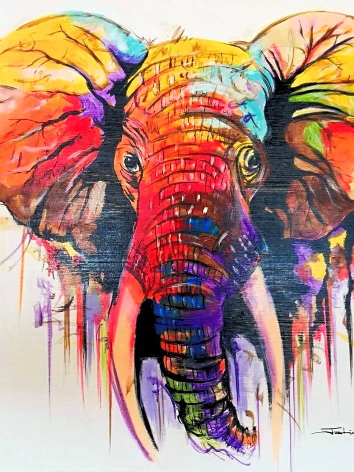 ÉLÉPHANT 5 pour la vente par Curated Art