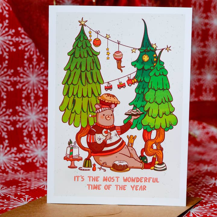 Tarjeta de la época más maravillosa del año para venta al por mayor de Micael Nunez