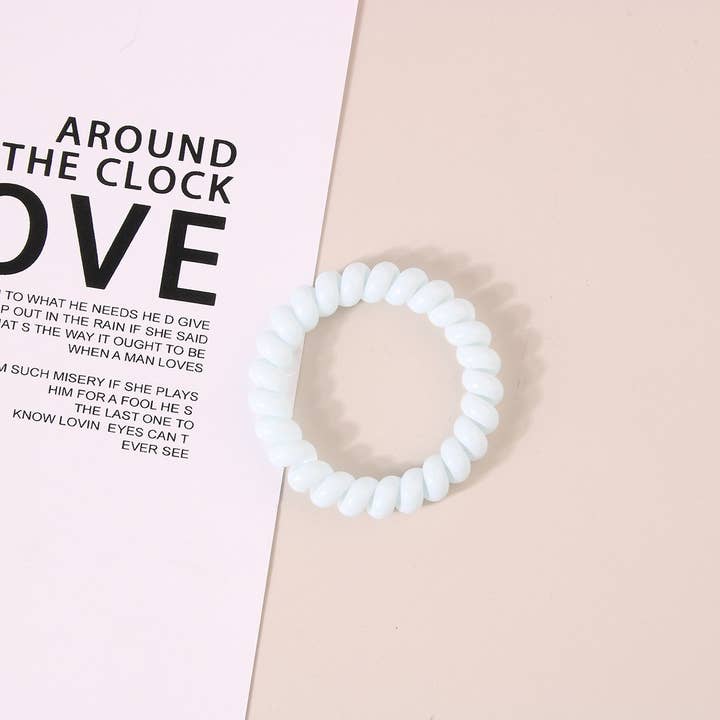 NINEXIS - Wholesale Hair Tie - CWAHA1108_Simple Phone Line Hair Tie 9