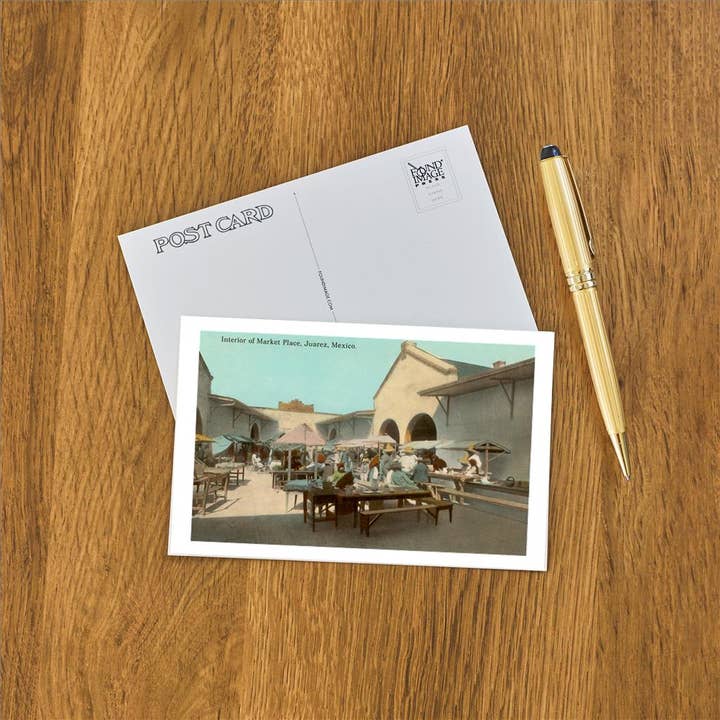 Found Image Press - Wholesale Postcard - Postcard MX-186 Early Market in Juarez, Mexico1