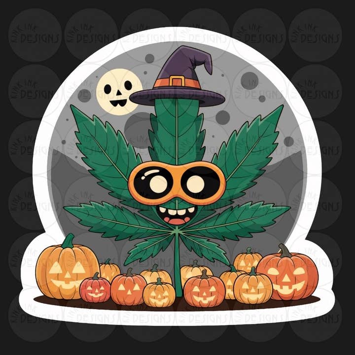 Groen kostuum Sticker/Magneet voor wholesale door Kink Ink Designs