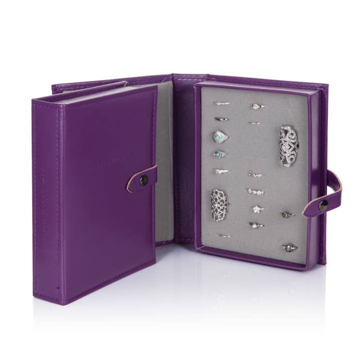 Little Book of Rings in Purple for wholesale by Little Shop Of Ltd.