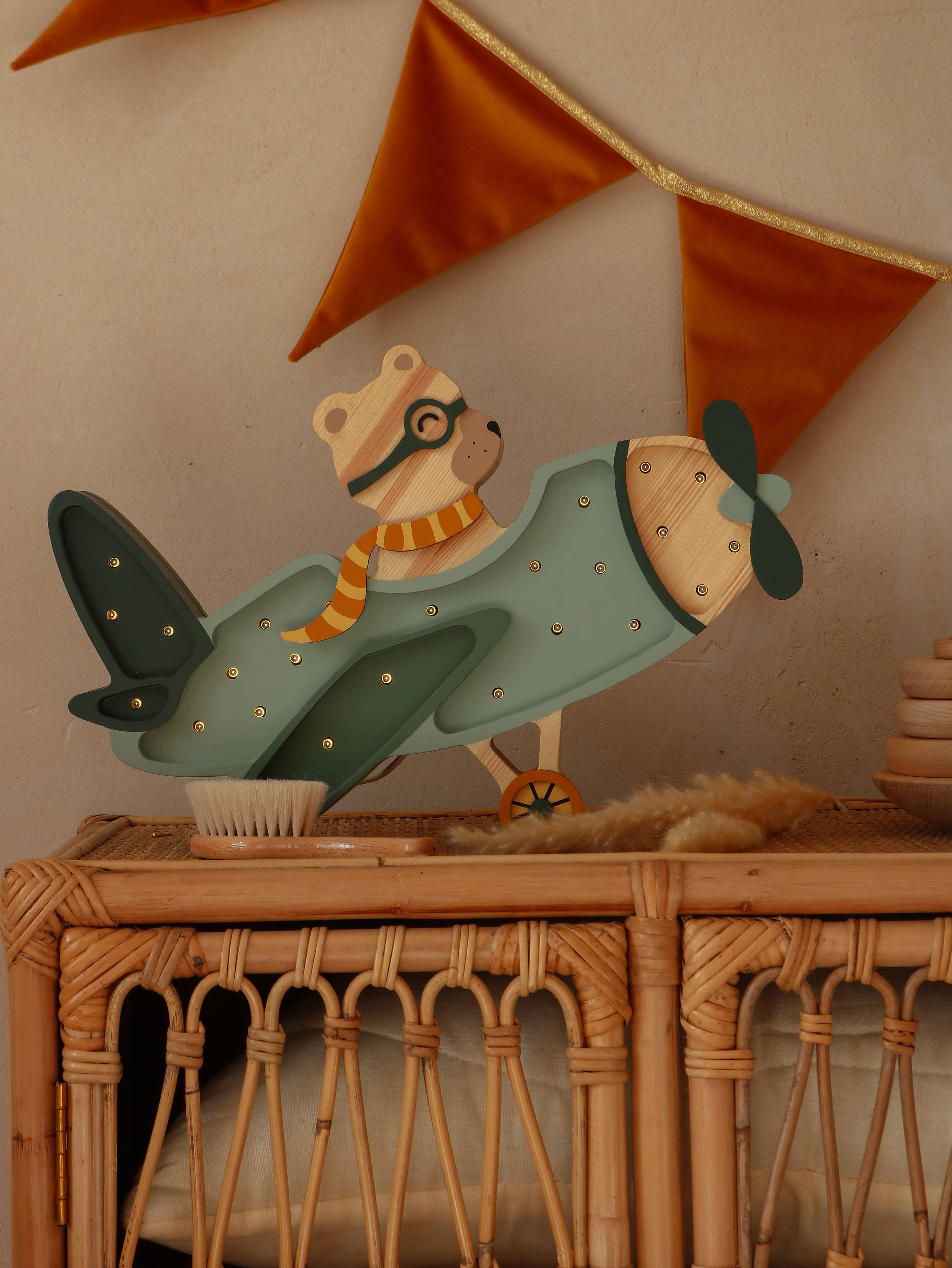 Little Lights - Wholesale Night Light - Kids & Baby - Little Lights Vintage Plane Lamp12