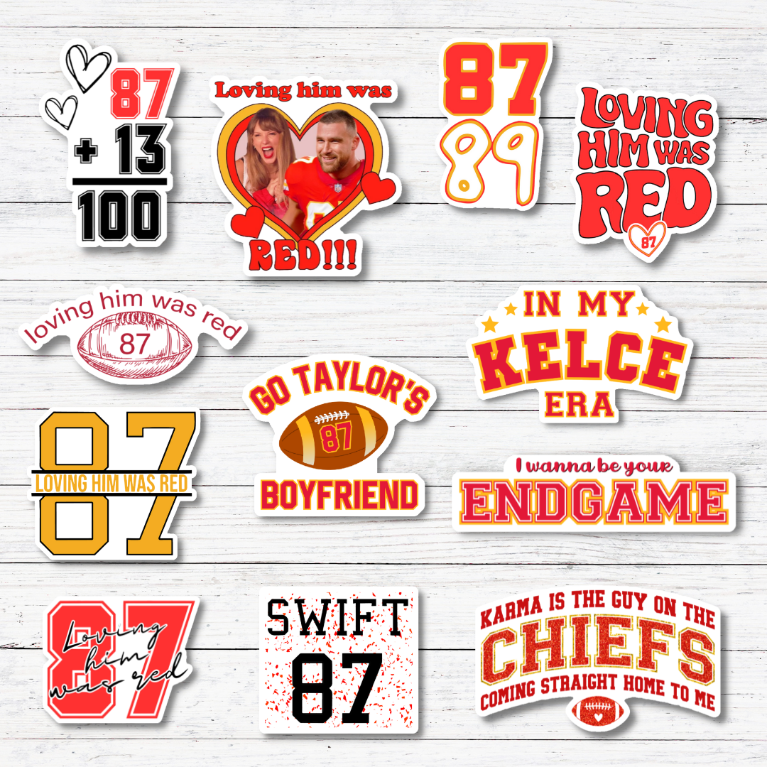 Oily Graphic Creations - Wholesale Sticker - Loving Him Gold- Taylor & Travis Stickers/Magnet3