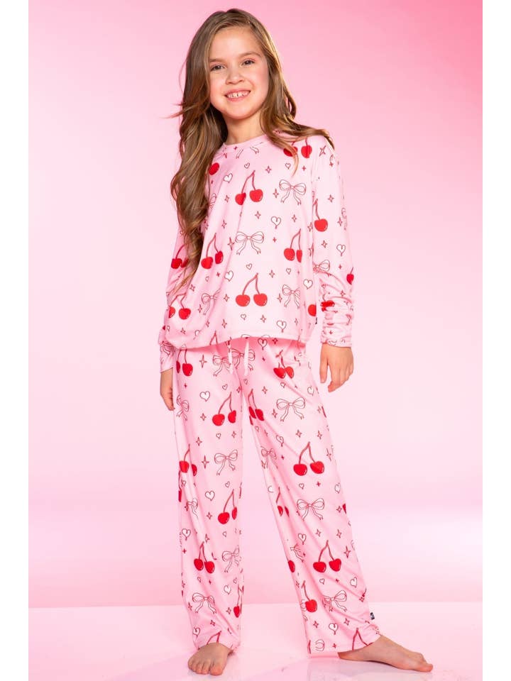 PixieLane - Vendita all'ingrosso Set loungewear - bambini - Pantaloni Easy Tee & Karate a manica lunga Simply Soft31