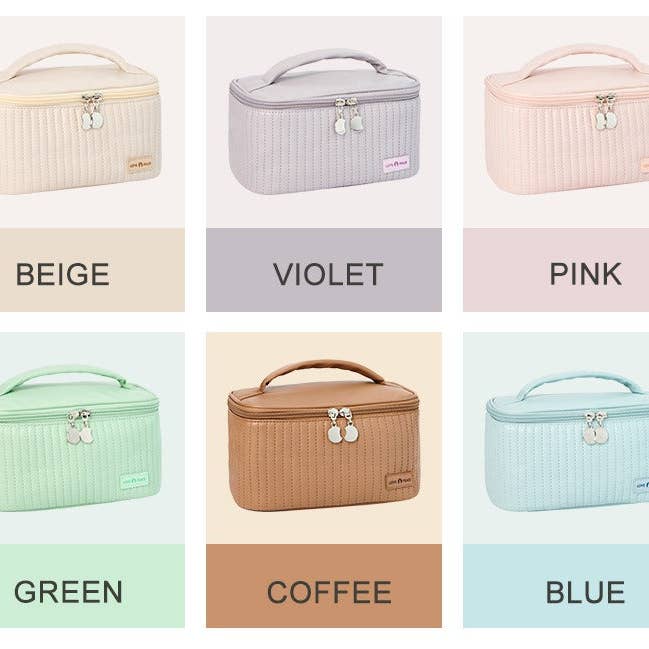 Mix Match Colors upholstery Travel Cosmetic Bag Waterproof for wholesale on Faire5