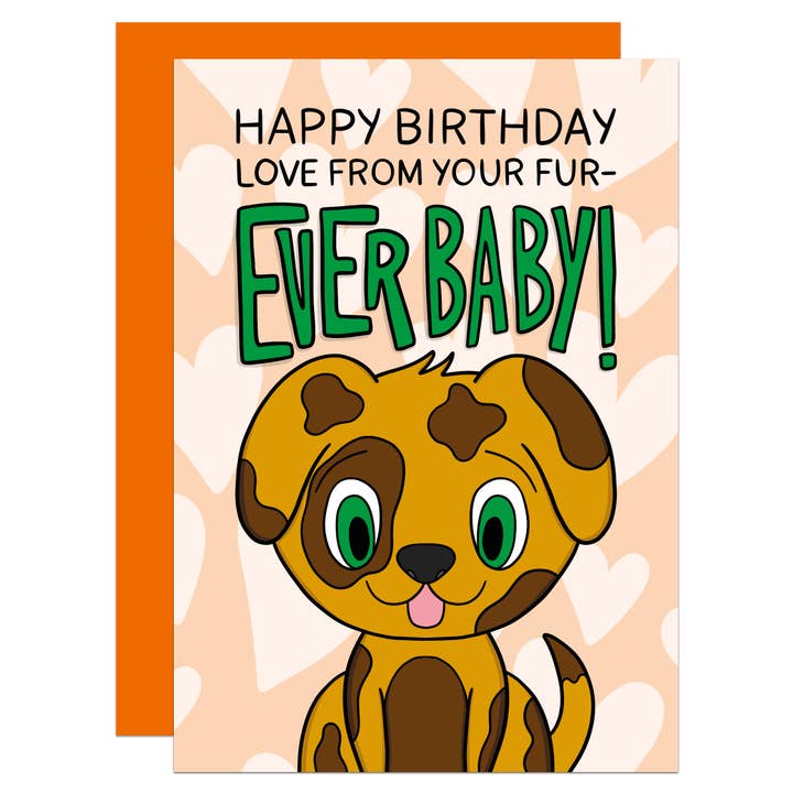 Furbaby Dog Birthday A6 Card for wholesale by TeePee Creations