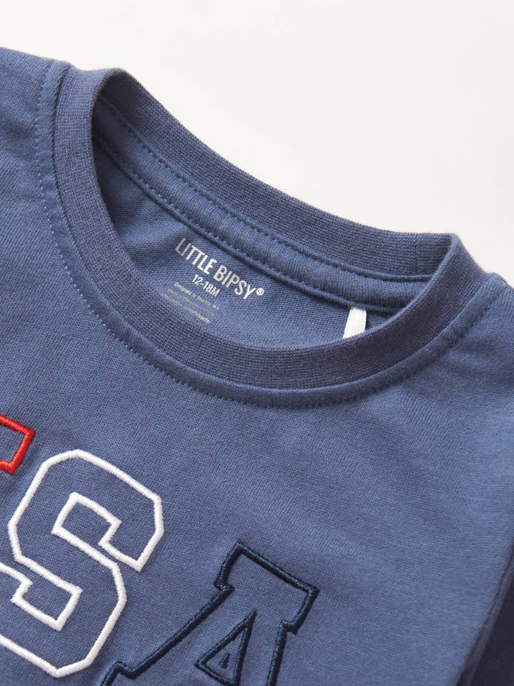 Little Bipsy - Wholesale T-Shirt - Kids - USA Tee - Navy