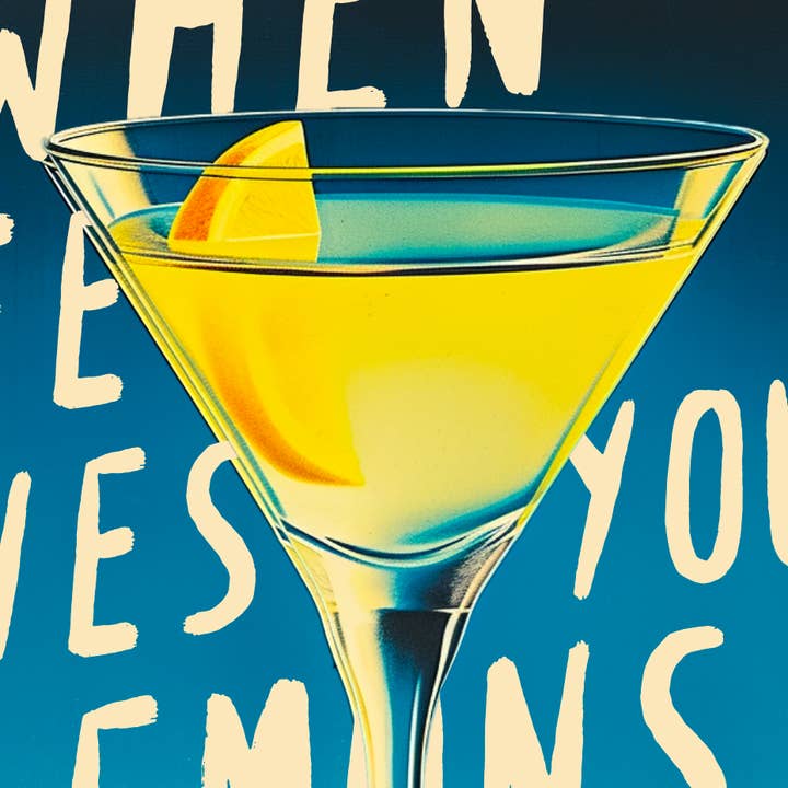 offensivedelightful - Wholesale Everyday Greeting Card - LEMON COCKTAILS life wisdom greeting cards2