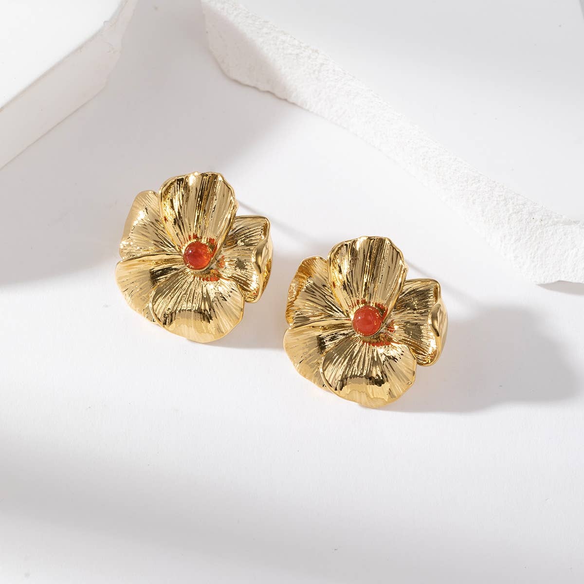 Lovelika - Wholesale Single Earring - flower stud earrings - Mabel3
