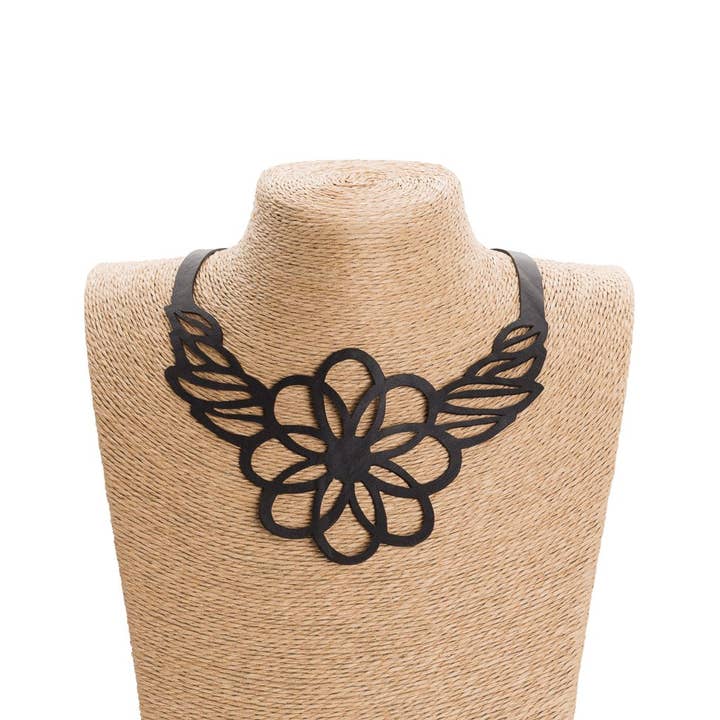 Hanami Beautiful Inner Tube Necklace for wholesale by paguroupcycle