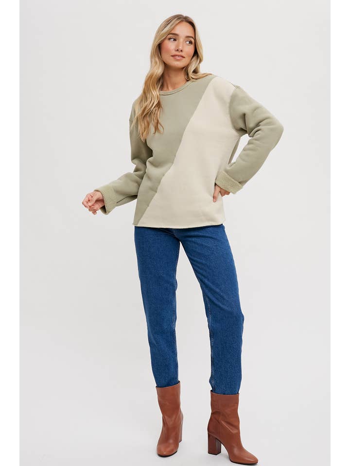 Bluivy - Vendita all'ingrosso Felpa - Donna - FELPE COLOR BLOCK15