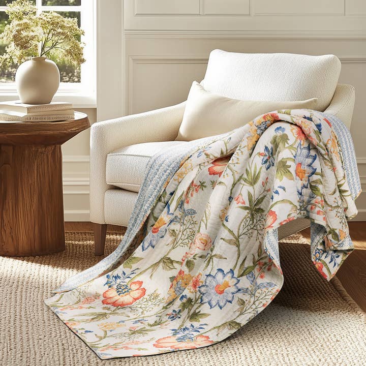 Maileen Quilted Throw for wholesale by Levtex Home
